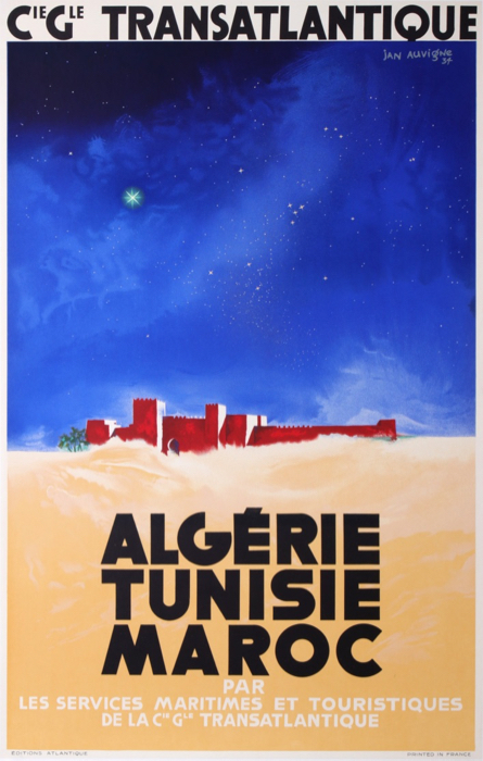 For sale: Cie Gle TRANSATLANTIQUE - ALGERIE TUNISIE MAROC