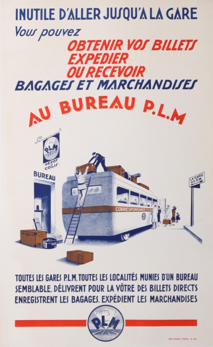 For sale: TRAINS PLM - LIVRAISON DES BAGAGES ET MARCHANDISE PAR CARS