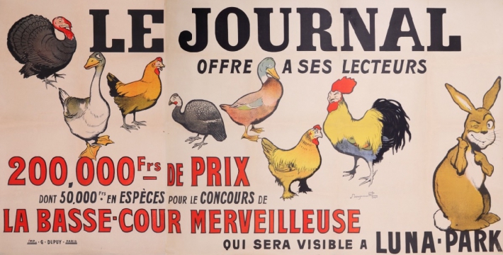 For sale: LE JOURNAL  LA BASSE-COUR MERVEILLEUSE LUNA-PARK