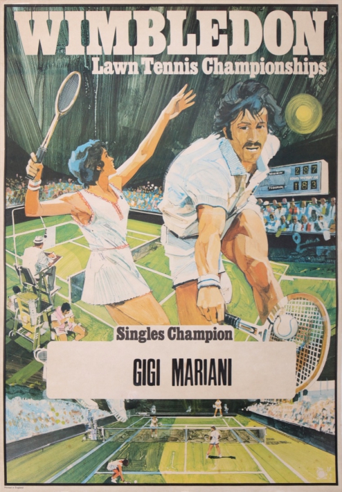 For sale: WIMBLEDON - LAWN TENNIS CHAMPIONSHIPS - SINGLES CHAMPIONS - GIGI MARIANI