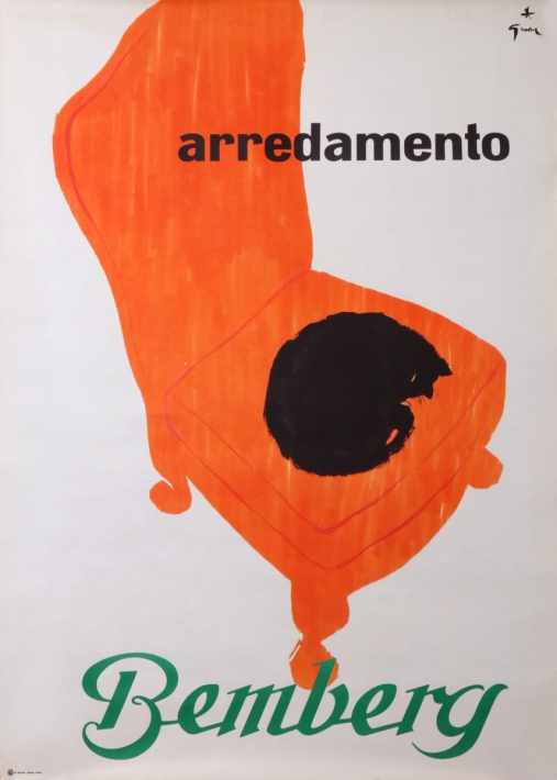 For sale: BEMBERG ARREDAMENTO THE CAT AND ITS ARMCHAIR