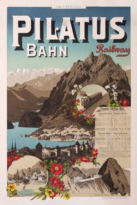For sale: PILATUS BAHN -RAILWAY- SWITZERLAND by the ART INSTITUT