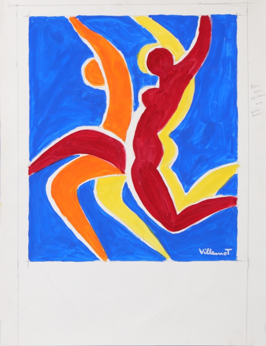 For sale: LA FETE DE L'AFFICHE PROJET ORIGINAL DE L'AFFICHE