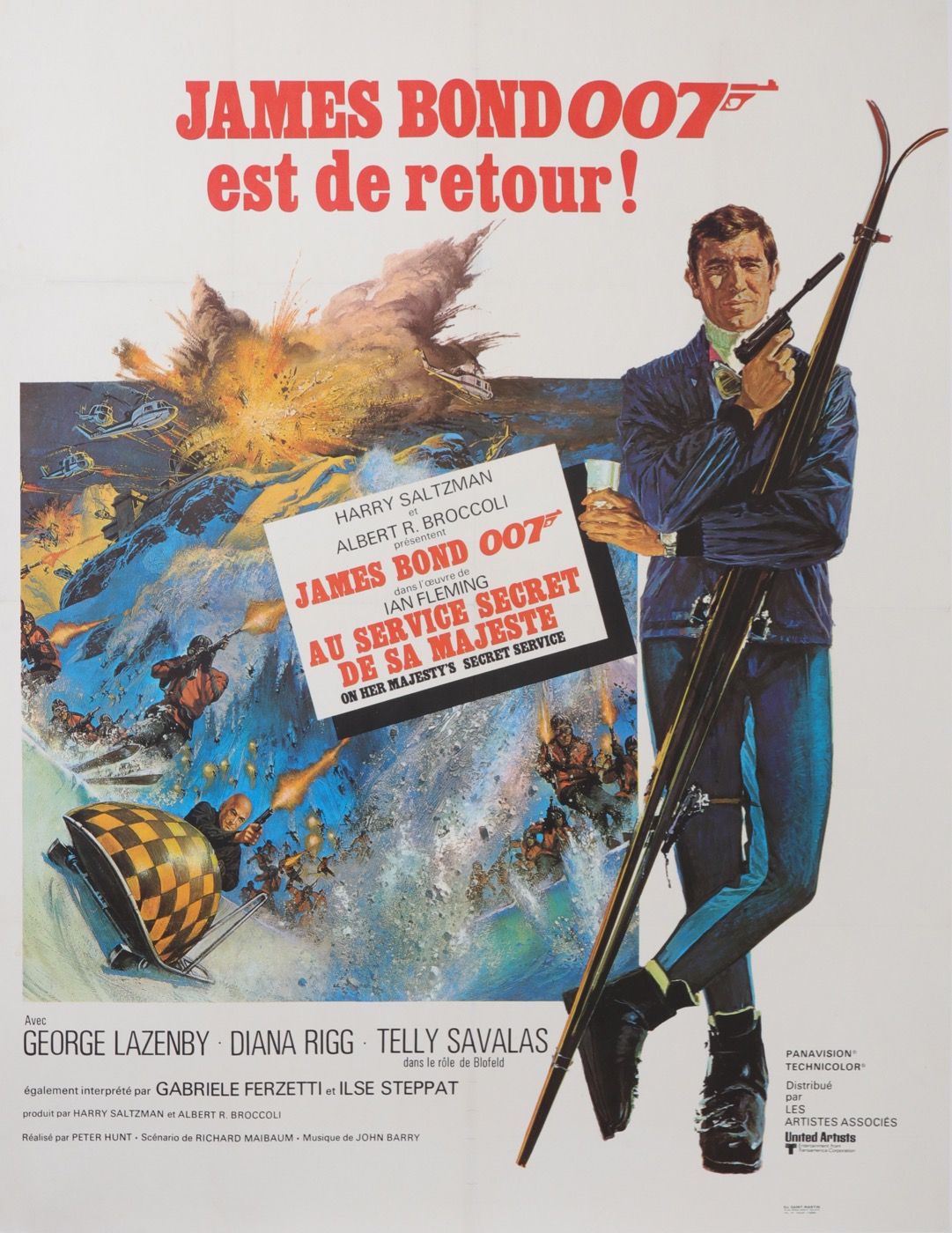 Au Service De Sa Majesté James Bond JAMES BOND 007 AU SERVICE SECRET DE SA MAJESTE ANONYM