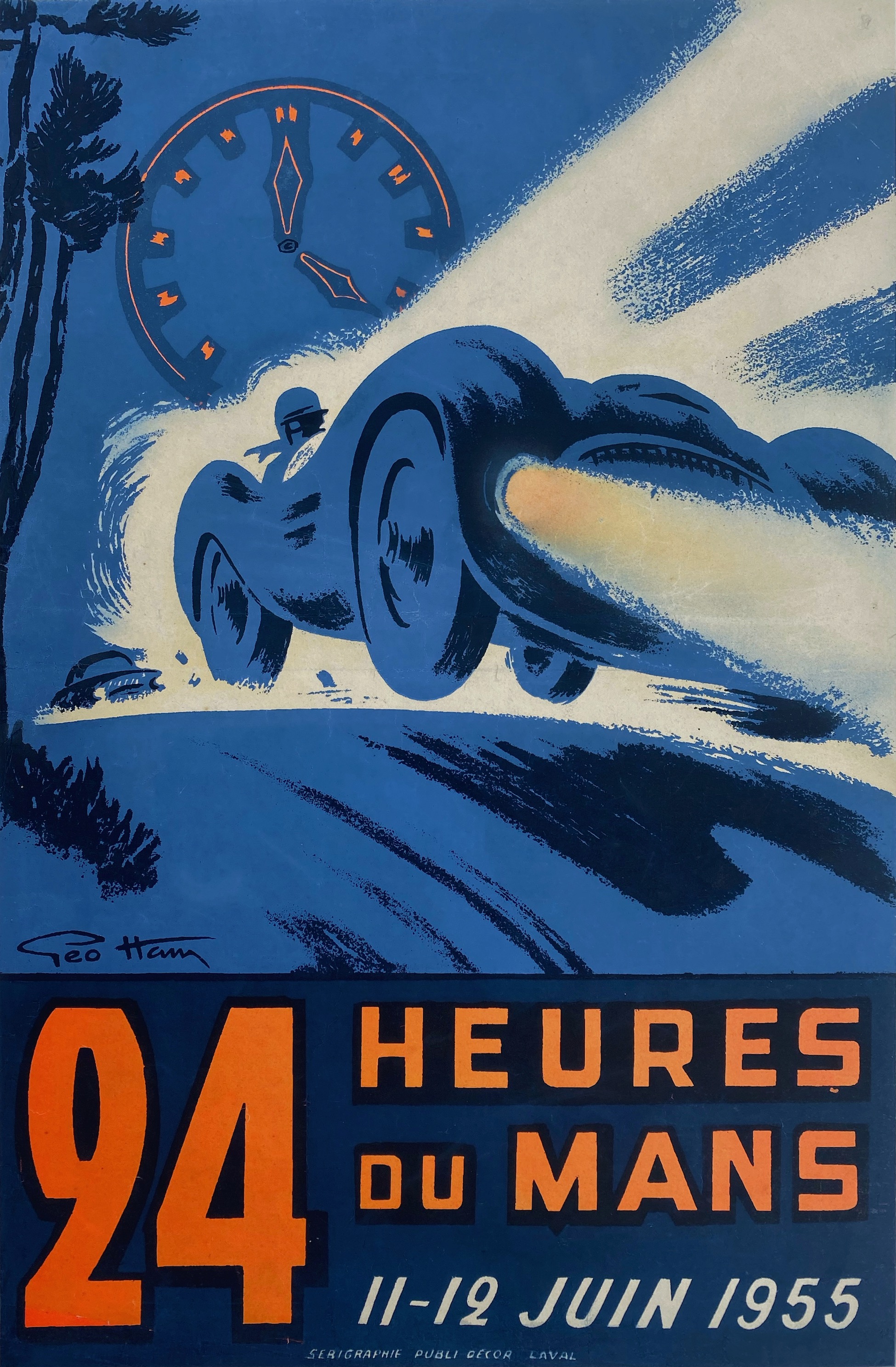 Programme Officiel Des 24 Heures Du Mans 1951 - Illustration Géo Ham