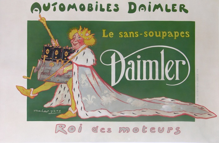 For sale: DAIMLER AUTOMOBILES LE SANS-SOUPAPES LE ROI DES MOTEURS