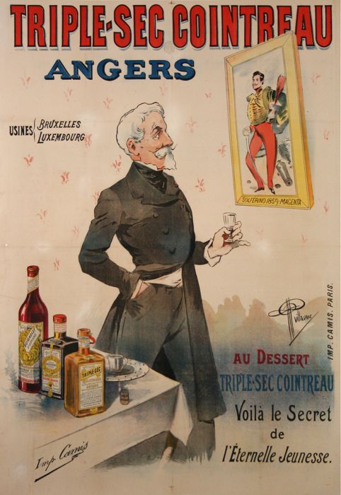 For sale: TRIPLE SEC COINTREAU ANGERS AFFICHE ANCIENNE