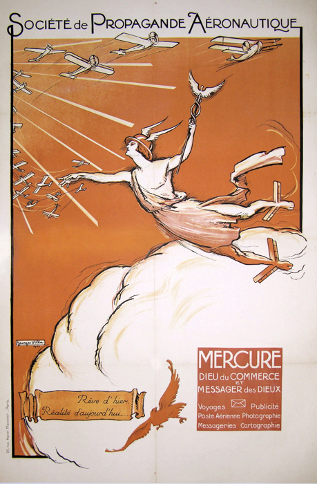 For sale: SOCIÉTÉ DE PROPAGANDE AÉRONAUTIQUE MERCURE