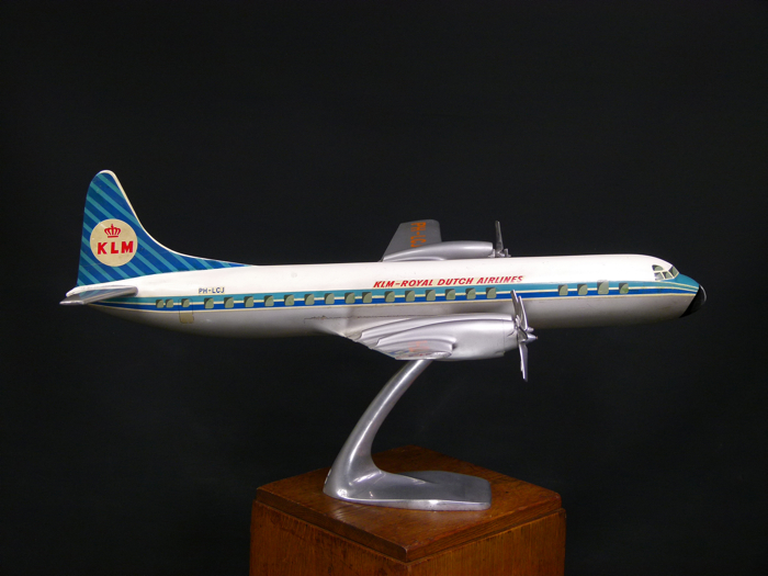 For sale: MAQUETTE D'AGENCE KLM LOOCKEED ELECTRA L 188 ROYAL DUTCH AIRLINES