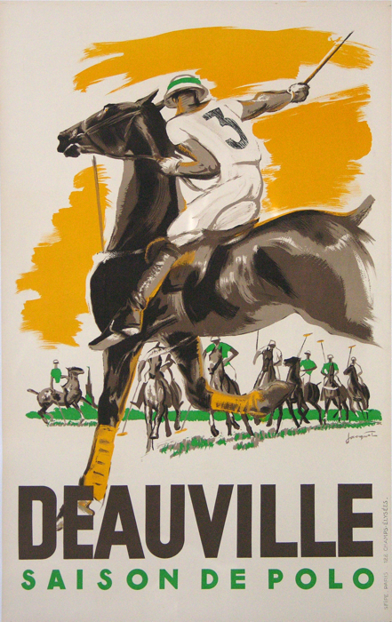 For sale: DEAUVILLE SAISON DE POLO - AFFICHE ANCIENNE PAR JACQUET