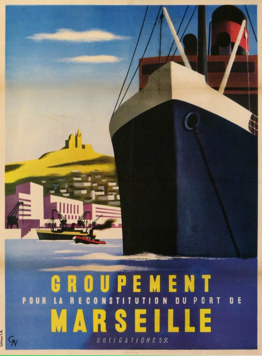 For sale: GROUPEMENT POUR LA RECONSTRUCTION DU PORT DE MARSEILLE OBLIGATION 5%