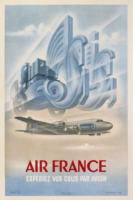For sale: AIR FRANCE EXPEDIEZ VOS COLIS PAR AVION