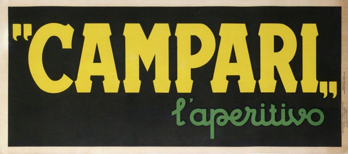 For sale: BANNIERRE CAMPARI L APERITIVO