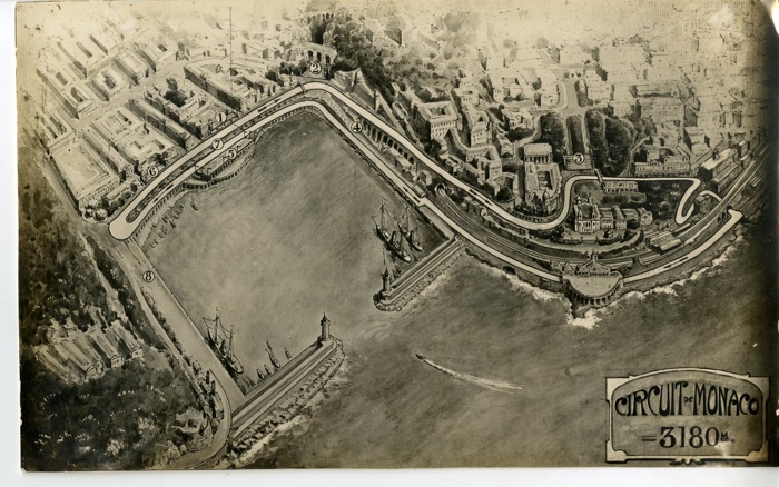 For sale: 1932 GRAND PRIX MONACO-VUE AERIENNE DU CIRCUIT DE MONACO 3km180