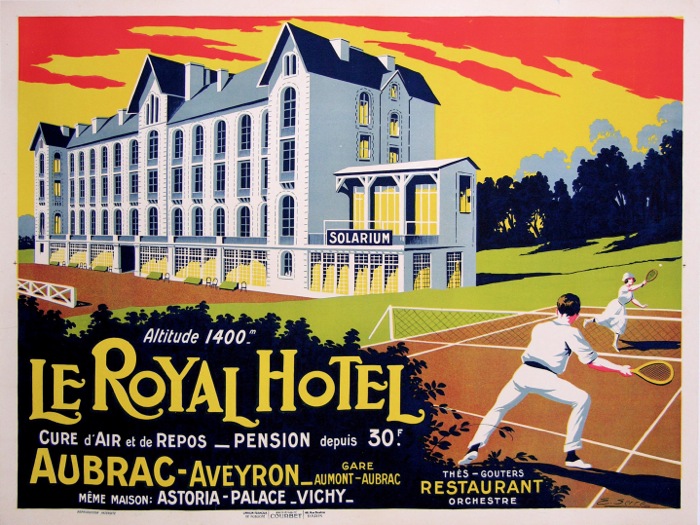 For sale: LE ROYAL HOTEL AVEYRON AUBRAC-SPORT TENNIS ALT.1400m
