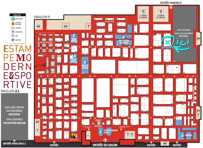 For sale: SALON RETROMOBILE 2015 STAND S-093