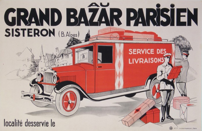 For sale: GRAND BAZAR PARISIEN SISTERON-SERVICE DES LIVRAISONS-LORRAINE DIETRICH