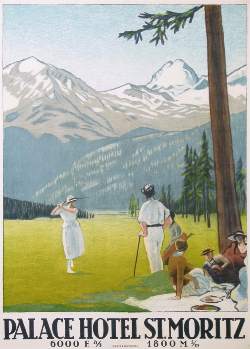 For sale: SOLD  !!!!  PALACE HOTEL ST MORITZ  GOLF