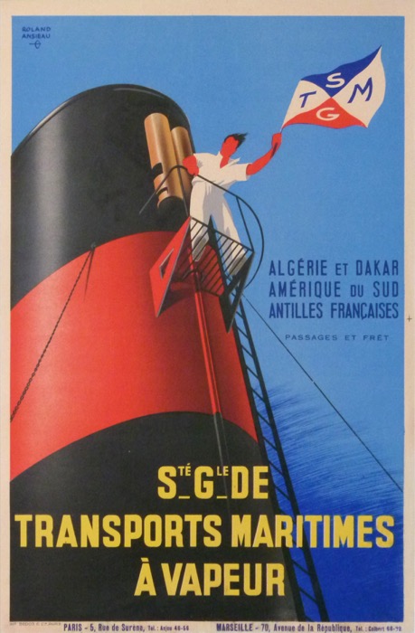 For sale: Sté Gle de TRANSPORT MARITIME A VAPEUR-SGTM ALGERIE DAKAR AMERIQUE SUD ANTILLES
