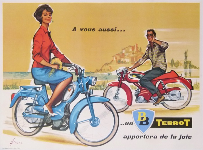 For sale: MOBYLETTE ET MOTO  TERROT A VOUS AUSSI .... APPORTERA DE  LA JOIE