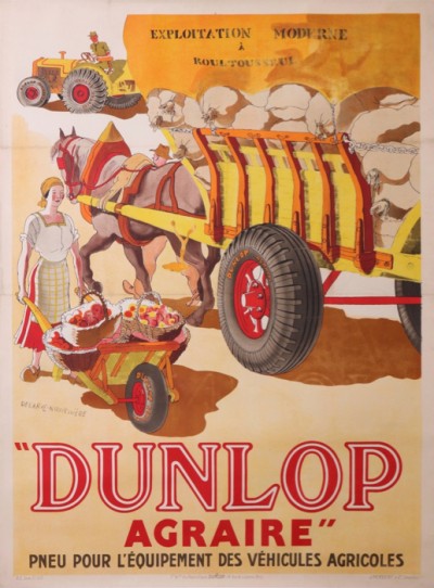 For sale: PNEU DUNLOP AGRAIRE  PNEUS POUR L'EQUIPEMENT DES VEHICULES AGRICOLES