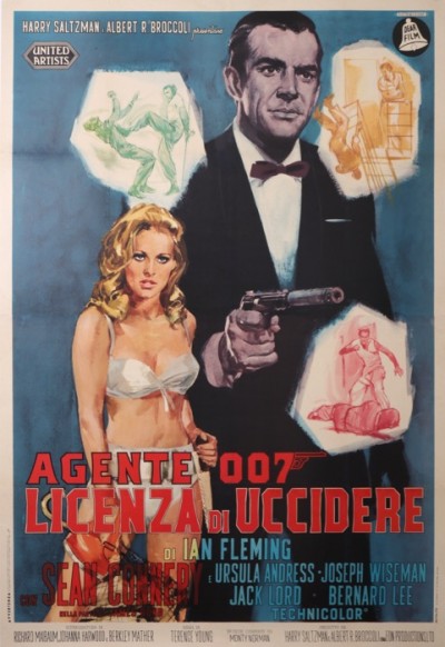 For sale: JAMES BOND 007 AGENTE 007 LICENZA DI UCIDERE  DOCTEUR NO SEAN CONNEY IAN FLEMING