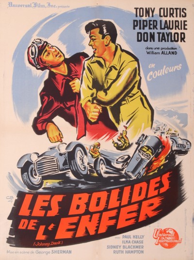 For sale: LES BOLIDES DE L'ENFER  TONY CURTIS - JOHNNY DARK-SMALL SIZE