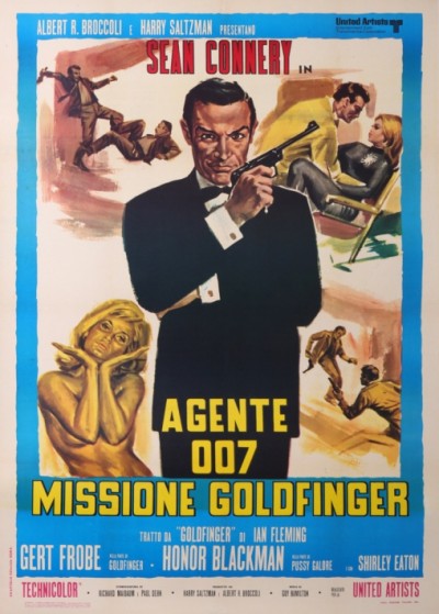 For sale: JAMES BOND AGENTE 007 FILM MISSIONE GOLDFINGER