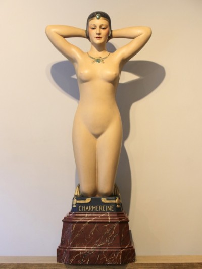 For sale: CHARMEREINE MANNEQUIN PRESENTOIR PUBLICITAIRE  EN PLATRE POUR CORSET ET GAINE