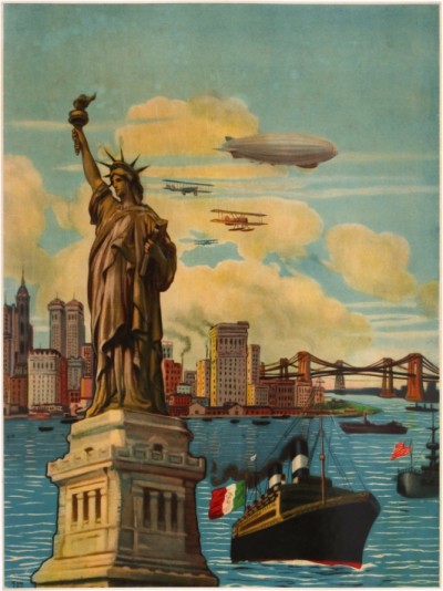 For sale: NEW YORK STATUE OF LIBERTY DIRIGEABLE ZEPPELIN