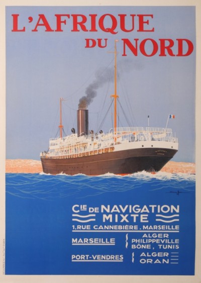 For sale: Cie de NAVIGATION MIXTE AFRIQUE DU NORD PAR PORT VENDRES