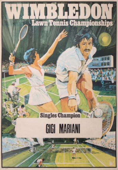 For sale: WIMBLEDON - LAWN TENNIS CHAMPIONSHIPS - SINGLES CHAMPIONS - GIGI MARIANI