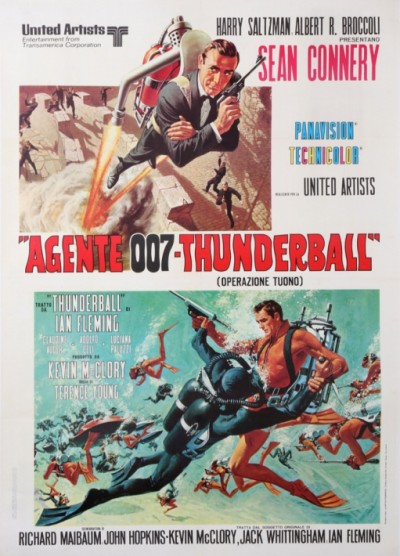 For sale: AMES BOND AGENTE 007 THUNDERBALL  SEAN CONNERY VERSION ITALIENNE