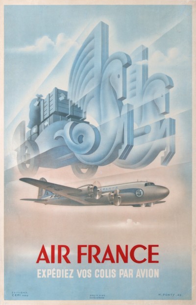 For sale: AIR FRANCE EXPEDIEZ VOS COLIS PAR AVION
