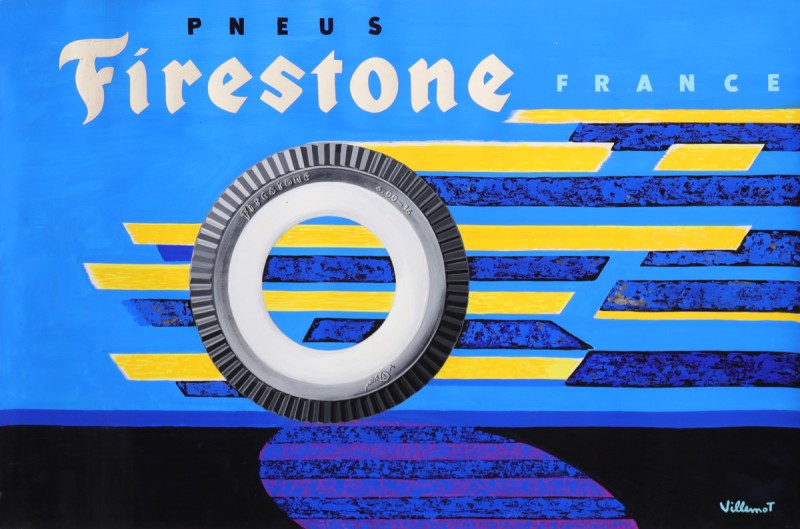 For sale: FIRESTONE PNEUS AUTOMOBILE  CARS TIRES  MAQUETTE ORIGINALE