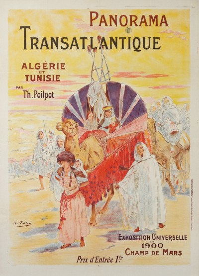 For sale: PANORAMA TRANSATLANTIQUE ALGERIE TUNISIE EXPOSITION UNIVERSELLE PARIS 1900