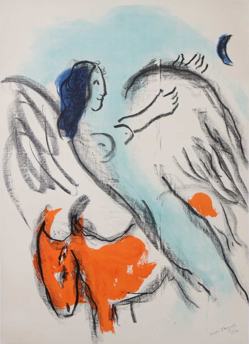 For sale: EXPOSITION CHAGALL ANGE 1956 KUNSTHALLE BERN