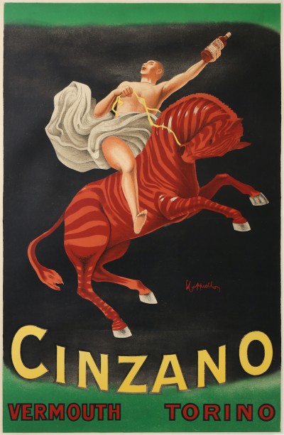 For sale: CINZANO VERMOUTH TORINO  rare version éditée à l'occasion du Centenaire de l'uni