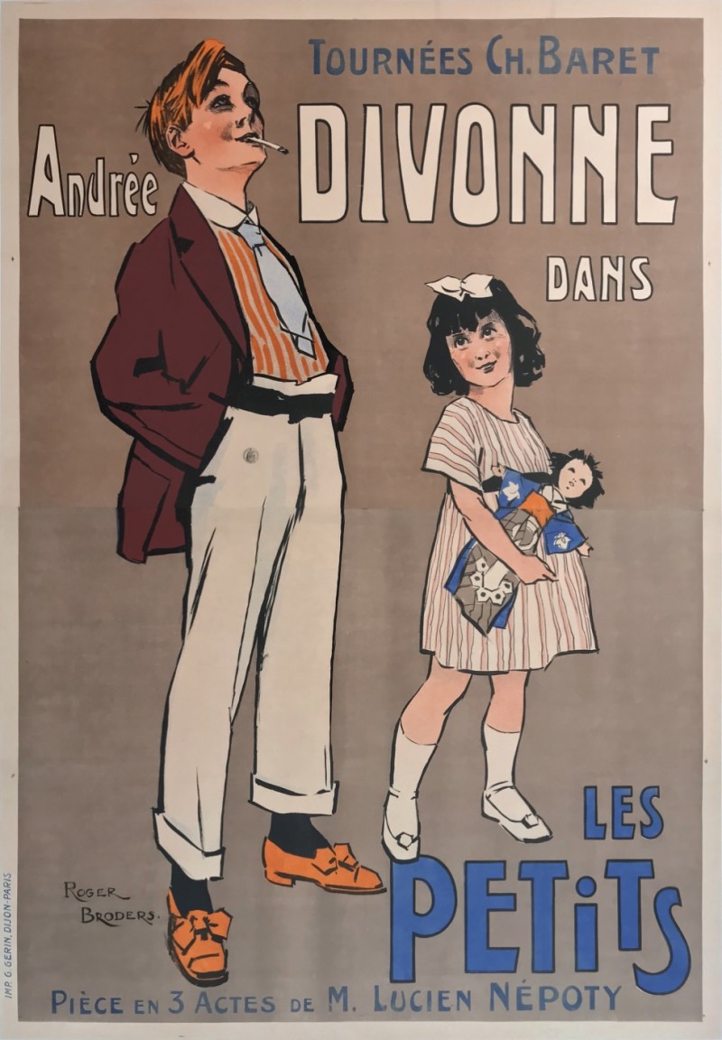 For sale: ANDRÉE DIVONNE  dans LES PETITS  TOURNÉEs CH. BARET PIÈCES EN 3 ACTES