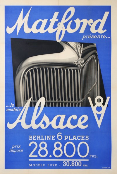 For sale: MATFORD ALSACE V8 BERLINE 6 PLACES