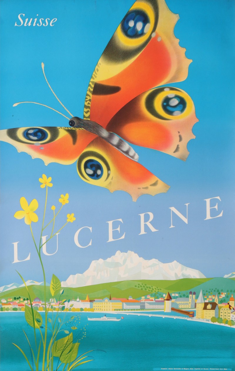 For sale: LUCERNE SUISSE BUTTERFLY