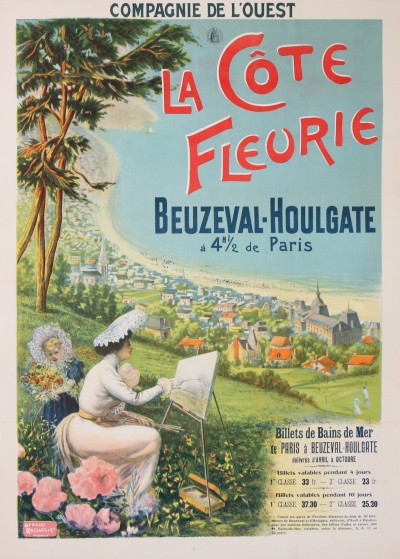 For sale: COMPAGNIE DE L' OUEST LA COTE FLEURIE BEUZEVAL HOULGATE A 4H 1/2 DE PARIS