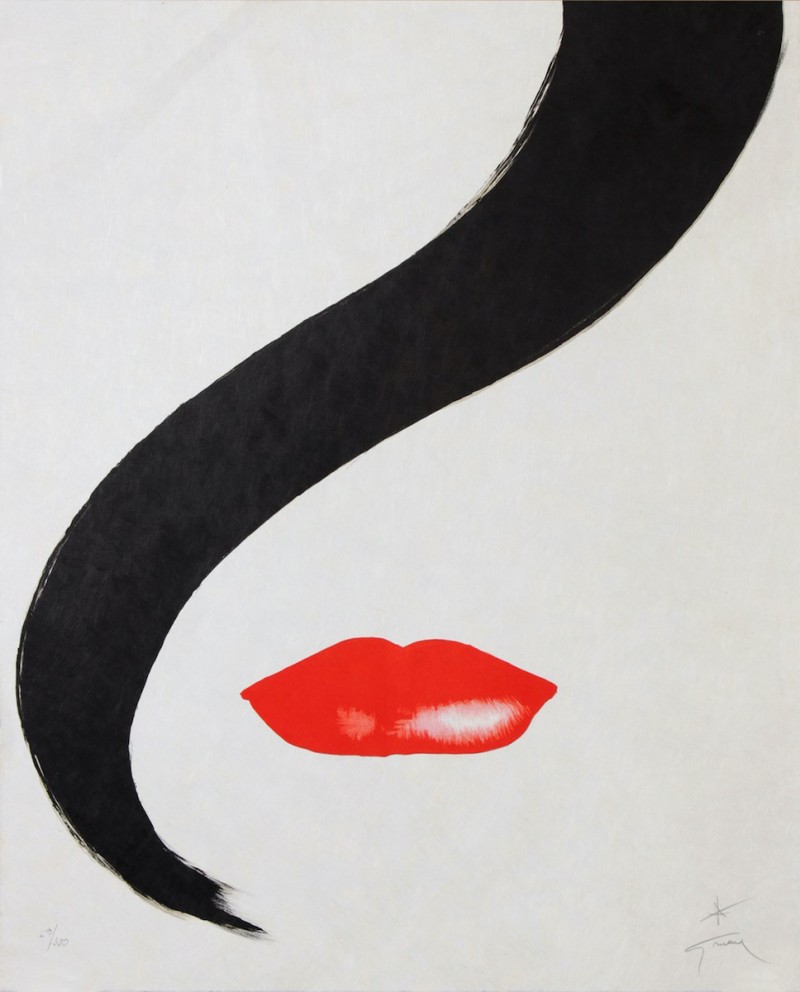 For sale: LEVRES ROUGES ET MECHE DE CHEVEUX