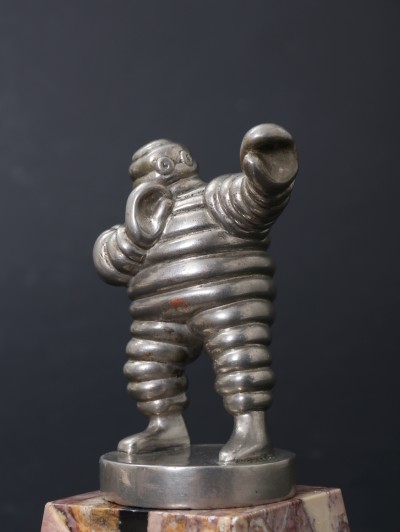 For sale: MASCOTTE MICHELIN BIBENDUM  BOXEUR METALOBRONZE
