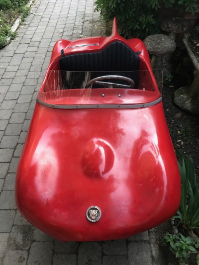 For sale: JAGUAR TYPE D AUTO D'ENFANT À MOTEUR THERMIQUE CHEETAH CUB CAR