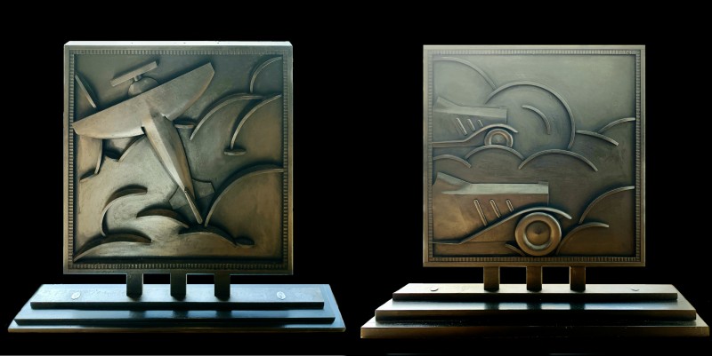 For sale: PARAVENT PARE FEU  AVIATION  ET AUTOMOBILE ART DECO  MODERNISTE FERRONERIE D'ART