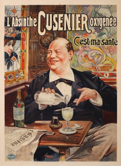 For sale: ABSINTHE CUSENIER OXYGENÉE C'EST MA SANTÉ