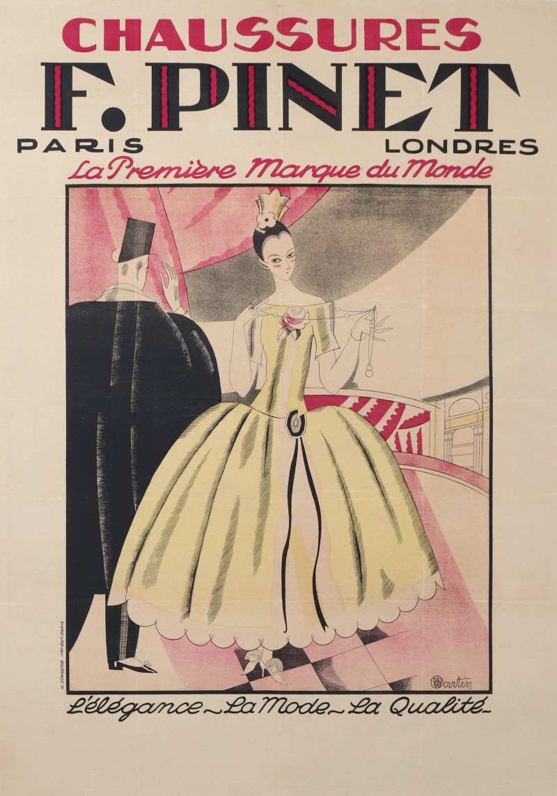 For sale: CHAUSSURES F. PINET PARIS - LONDRES.  PREMIERE MARQUE DU MONDE