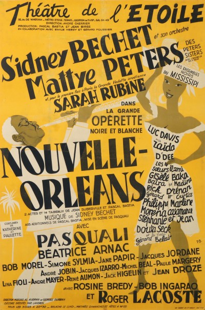 For sale: THEATRE DE L4ETOILE SYDNEY BECHET MATTYE PETERS