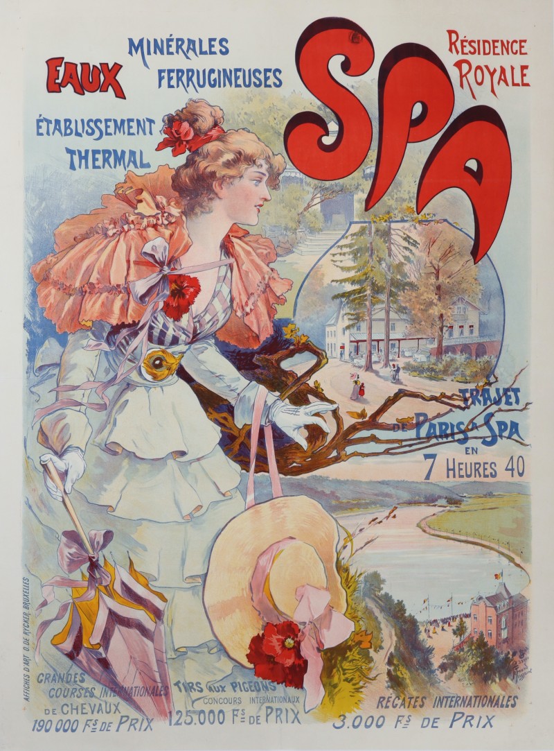 For sale: SPA EAUX MINÉRALES FERRUGINEUSES  ÉTABLISSEMENT THERMAL RÉSIDENCE ROYALE